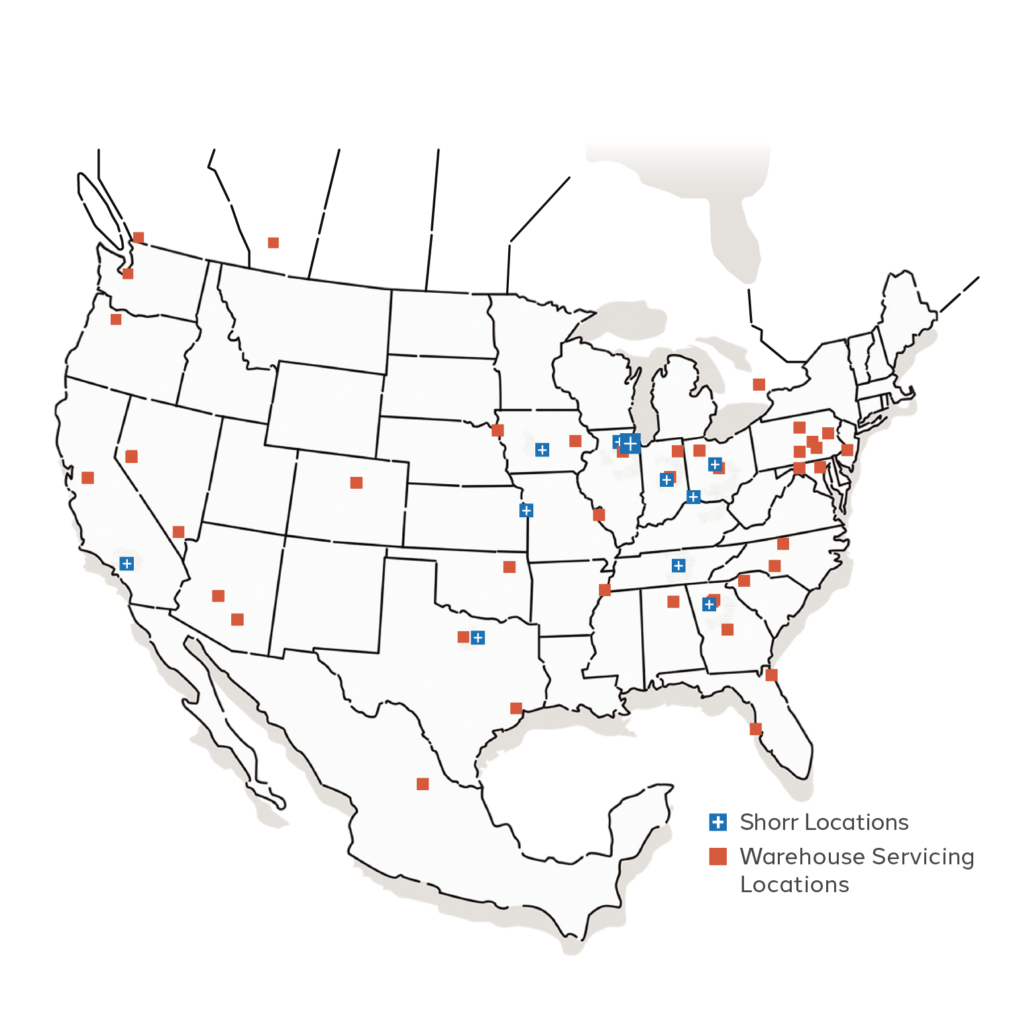 Shorr 2026 Location Map