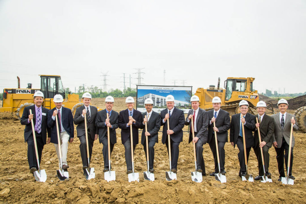 blog shorr packaging new corporate headquarters groundbreaking ceremony employees