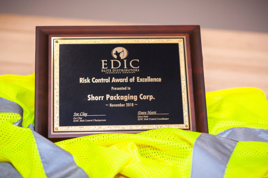 blog shorr packaging safetly edic risk control award excellence elite distributors