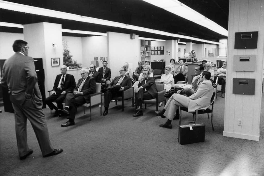 company shorr packaging history 1970s sales meeting employees