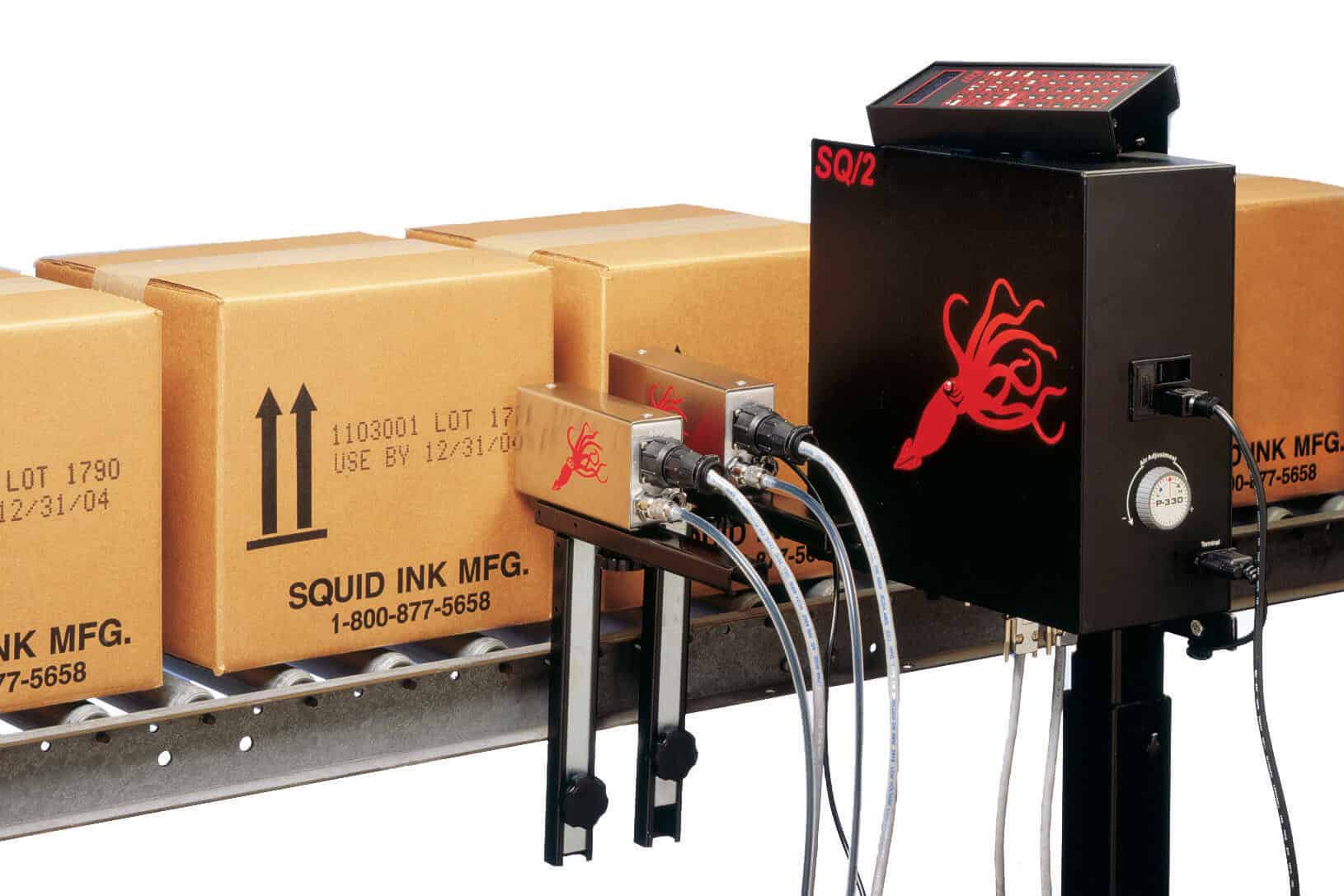 equipment printers inkjet squid ink sq2 large character printing shorr packagingreplace