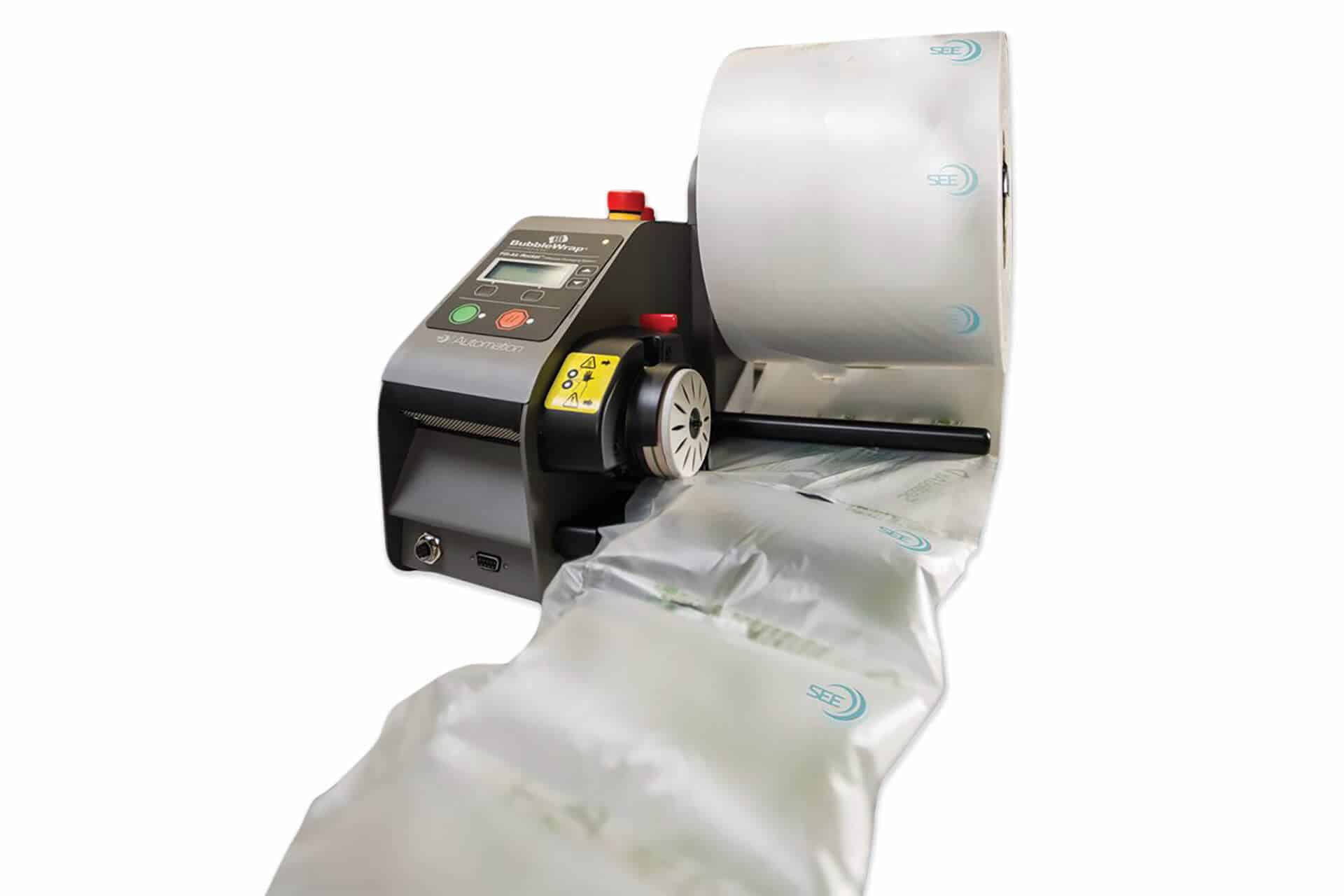 equipment protective inflatable air pillow systems sealed air rocket r168 void fill shorr packaging replace