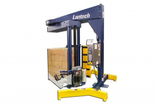 equipment stretch wrapper lantech s300 semi automatic straddle shorr packaging