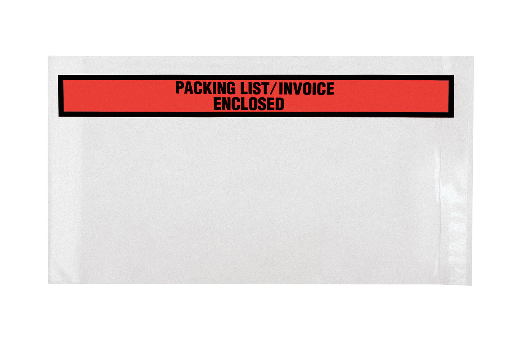 packing list envelope clear printed invoice adhesive polyethylene 3m