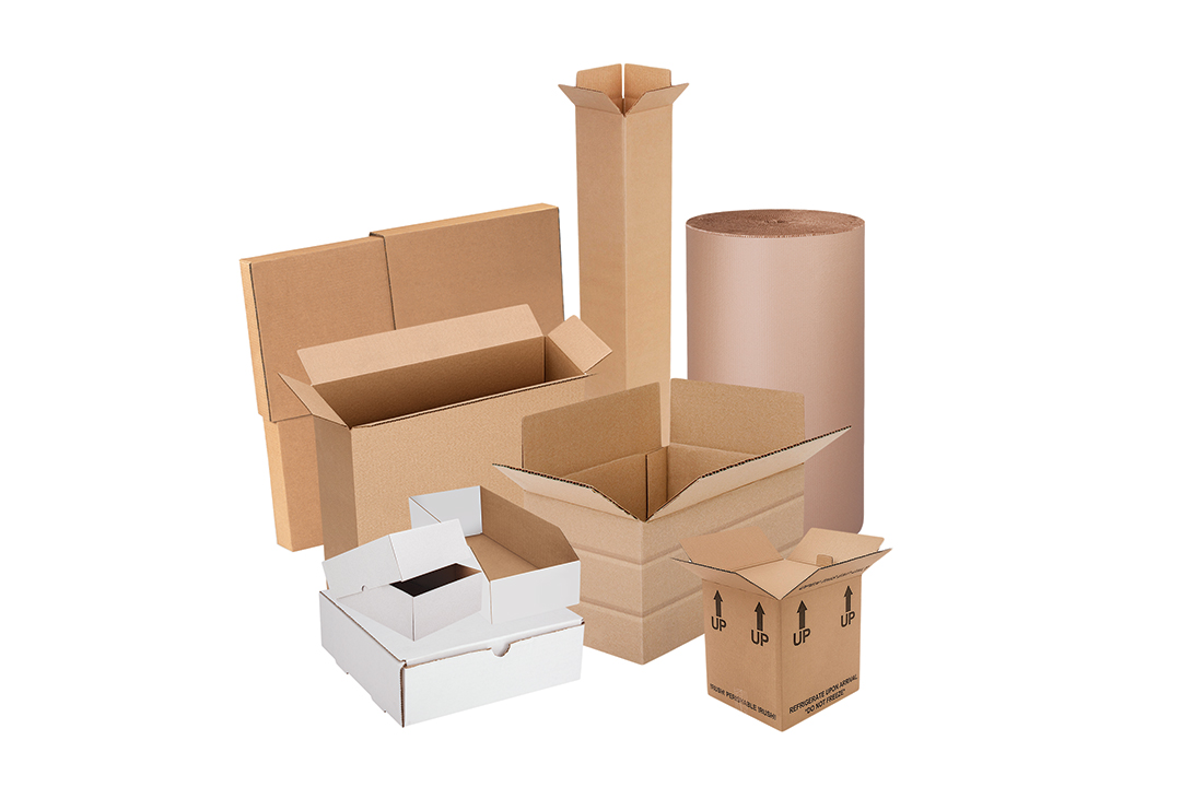 Bag (box) Made Of Corrugated Cardboard Stock Photo, Picture and