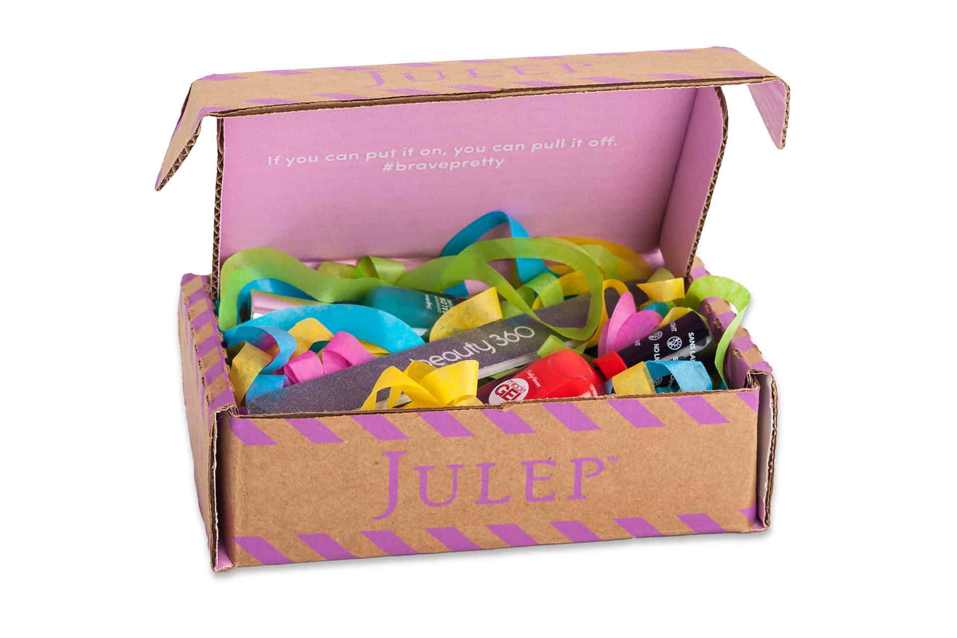 products corrugated subscription boxes custom branding julep filled shorr packaging 1