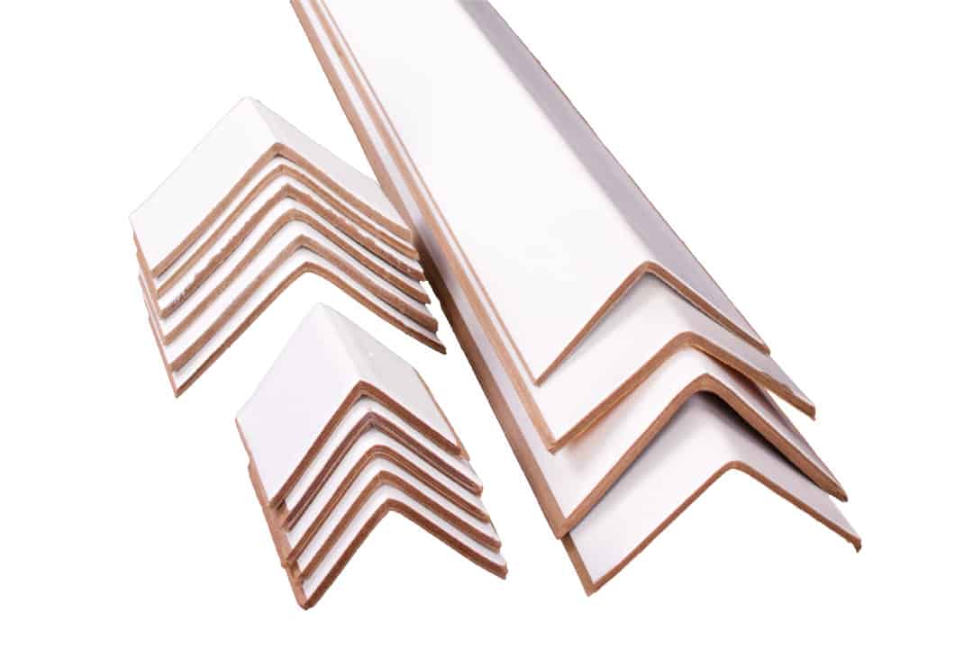 products pallet unitization cornerboard edge protectors white corrugated unitize support shorr packaging 1