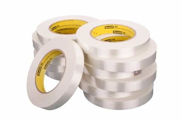 products tape filament strapping 3m 893 rubber resin clear shorr packaging 1