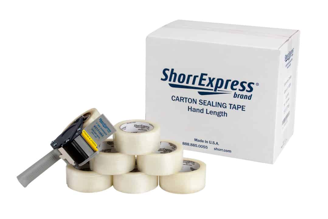products tapes adhesives shorrexpress carton sealing dispenser hand clear shorr packaging 1